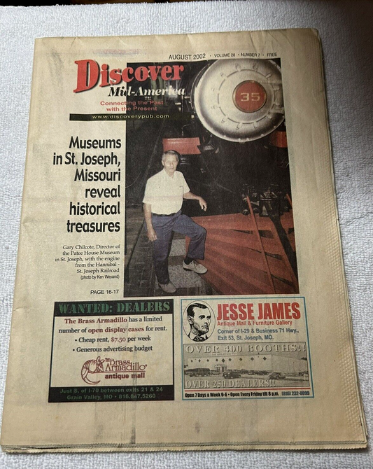 DISCOVER MID-AMERICA NEWSPAPER- CONNECTING THE PAST WITH THE PRESENT AUGUST 2002