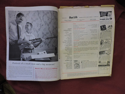 BOY'S LIFE MAGAZINE -Football Game  October 1959