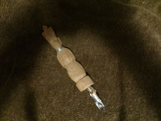 Vintage African Hand Carved Wooden Handle Can Opener