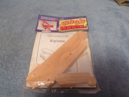 Wood Model - Biplane