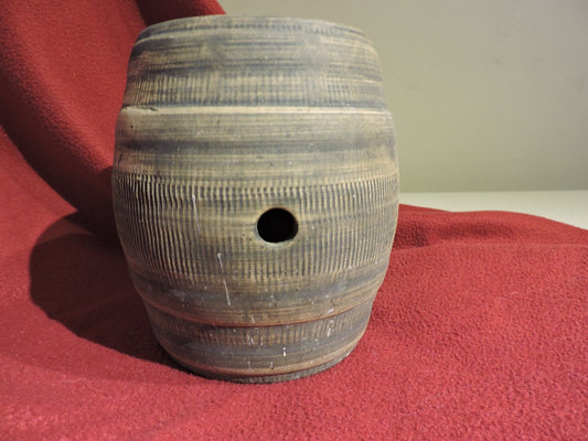 VINTAGE  7"  CERAMIC Maple Syrup Barrel - Stamped USA On Bottom