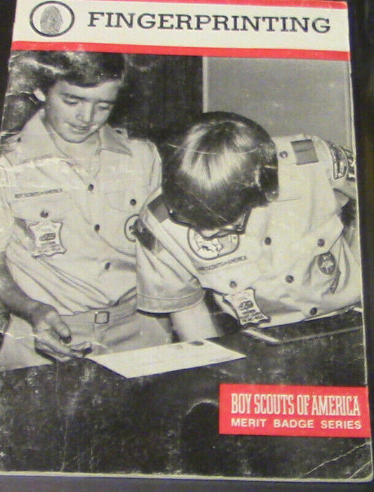 Merit Badge Series "Fingerprinting" 1993 Printing of the 1983 Revision