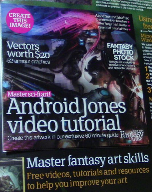 New Fantasy Artist Magazine, Issue 37 with Android Jones Video Tutorials