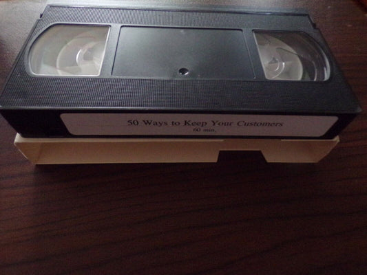 Jim Wilson Training: 50 Ways To Keep Your Customers VHS Training Tape