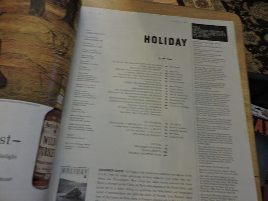HOLIDAYMAGAZINE DECEMBER  1968 LAS VEGAS