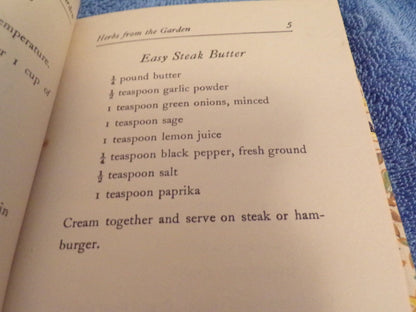Herbs from the Garden Recipe Book by Helen McClure