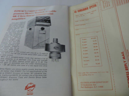 CQ; THE RADIO AMATEUR'S JOURNAL NOVEMBER 1973 --50TH ANNIV. OF 1ST TRANATALANTIC