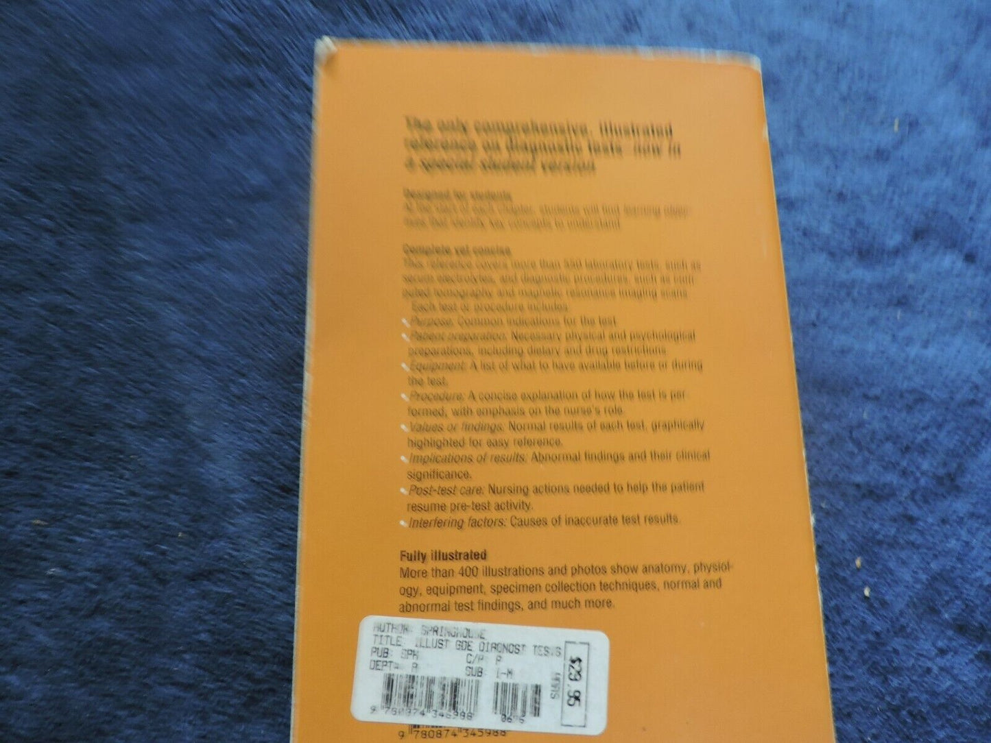 ILLUSTRATED GUIDE TO DIAGNOSTIC TESTS-- 1994