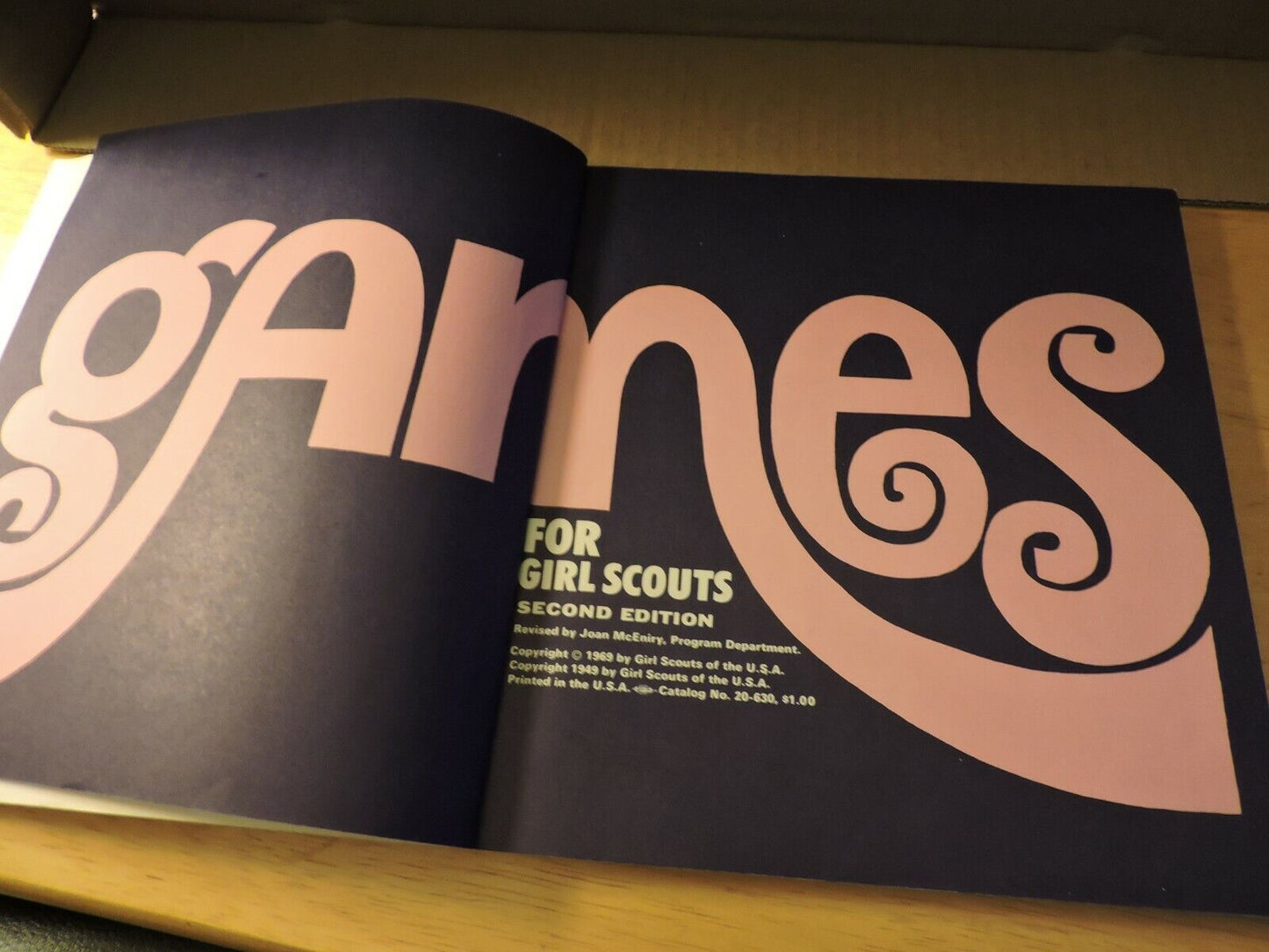 GAMES FOR GIRL SCOUTS   SECOND EDITION  1969