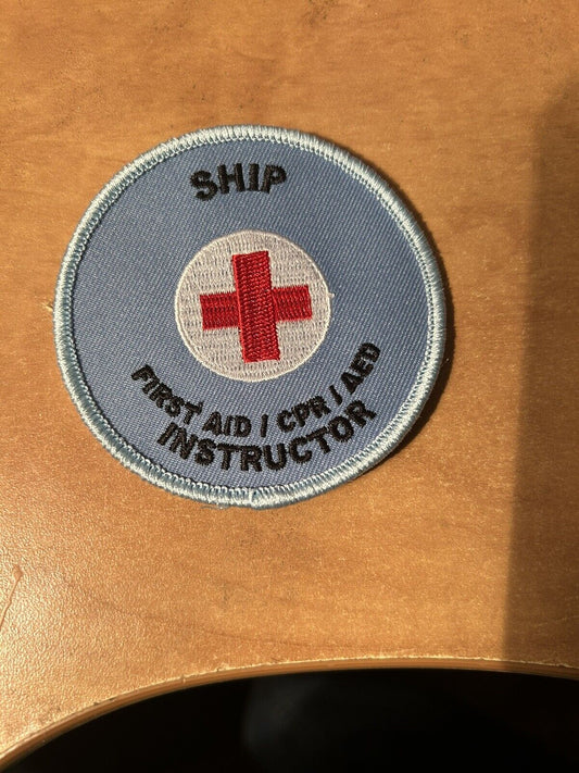 BSA-SEA SCOUT: "Ship First Aid/CPR/AED Instructor Patch"