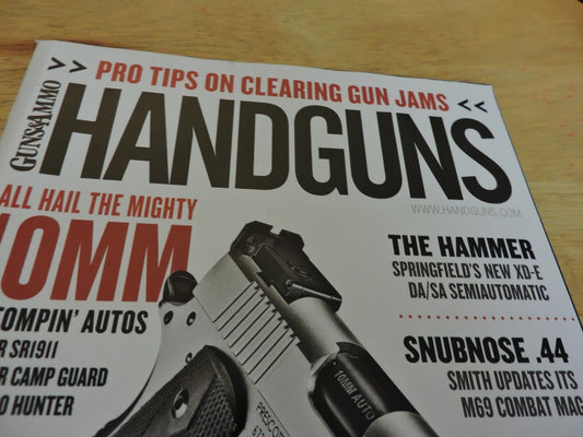HANDGUNS   OCOTBER/NOVEMBER 2017  PRO TIPS ON CLEANING GUN JAMS