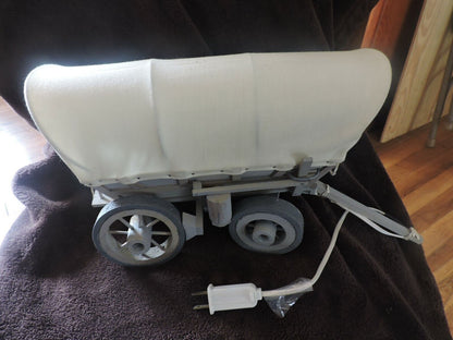 Custom Made Wooden Covered Wagon with Light