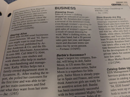 The Carlson Report (Feb. 1995): Security Options for Open Centers (Signed)