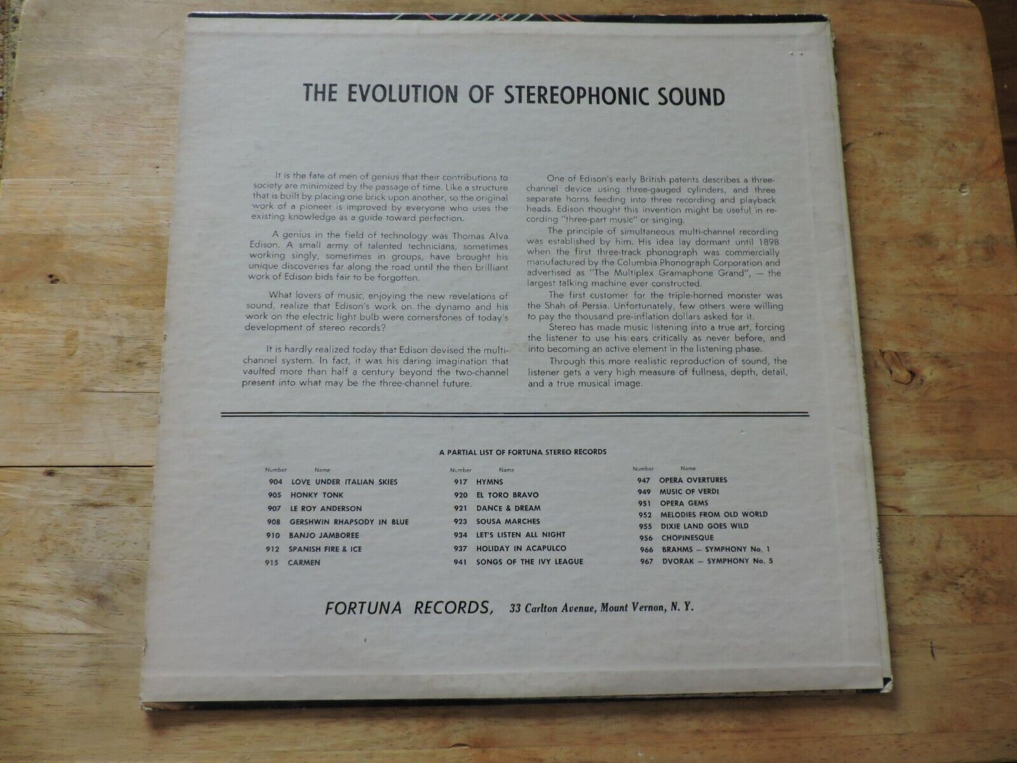 Americas Best Loved Hymns Vinyl Album