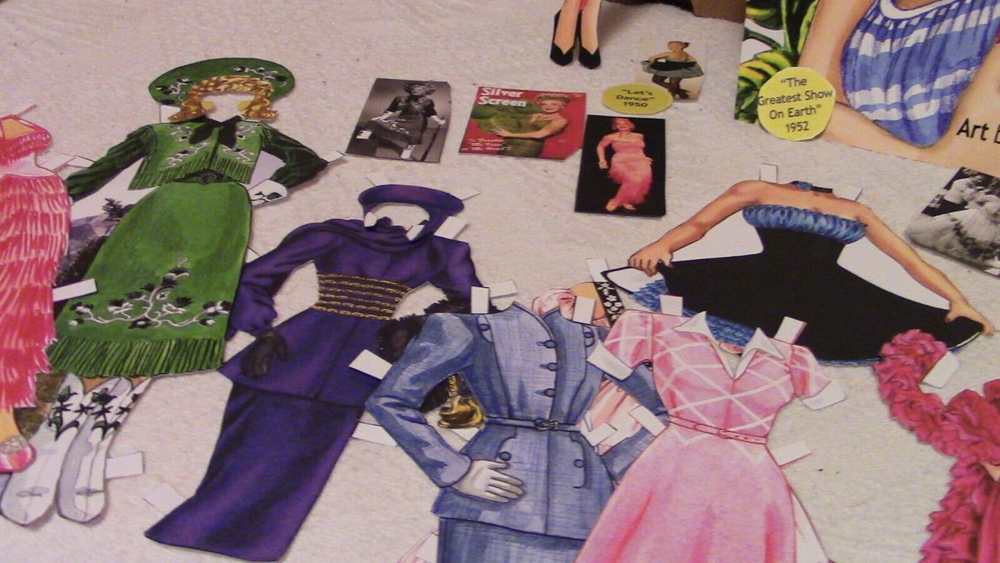 Betty Hutton Paper Dolls (2008, Paperback)