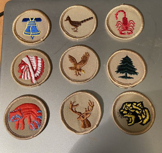 BSA Patches: Lot of 9 Different Patrol Patches