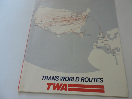 TWA  TIMETABLE DECEMBER 1, 1981 - JANUARY 10, 1982