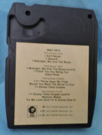 MEL TILLIS AND THE STATESIDERS GREATEST HITS 1974 8 TRACK TAPE