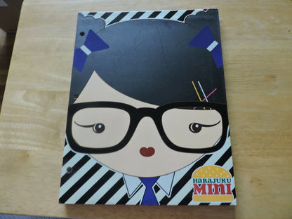 Set of 5 School Folders: Disney Fairies, Doggie Princess, Harajuku Mini