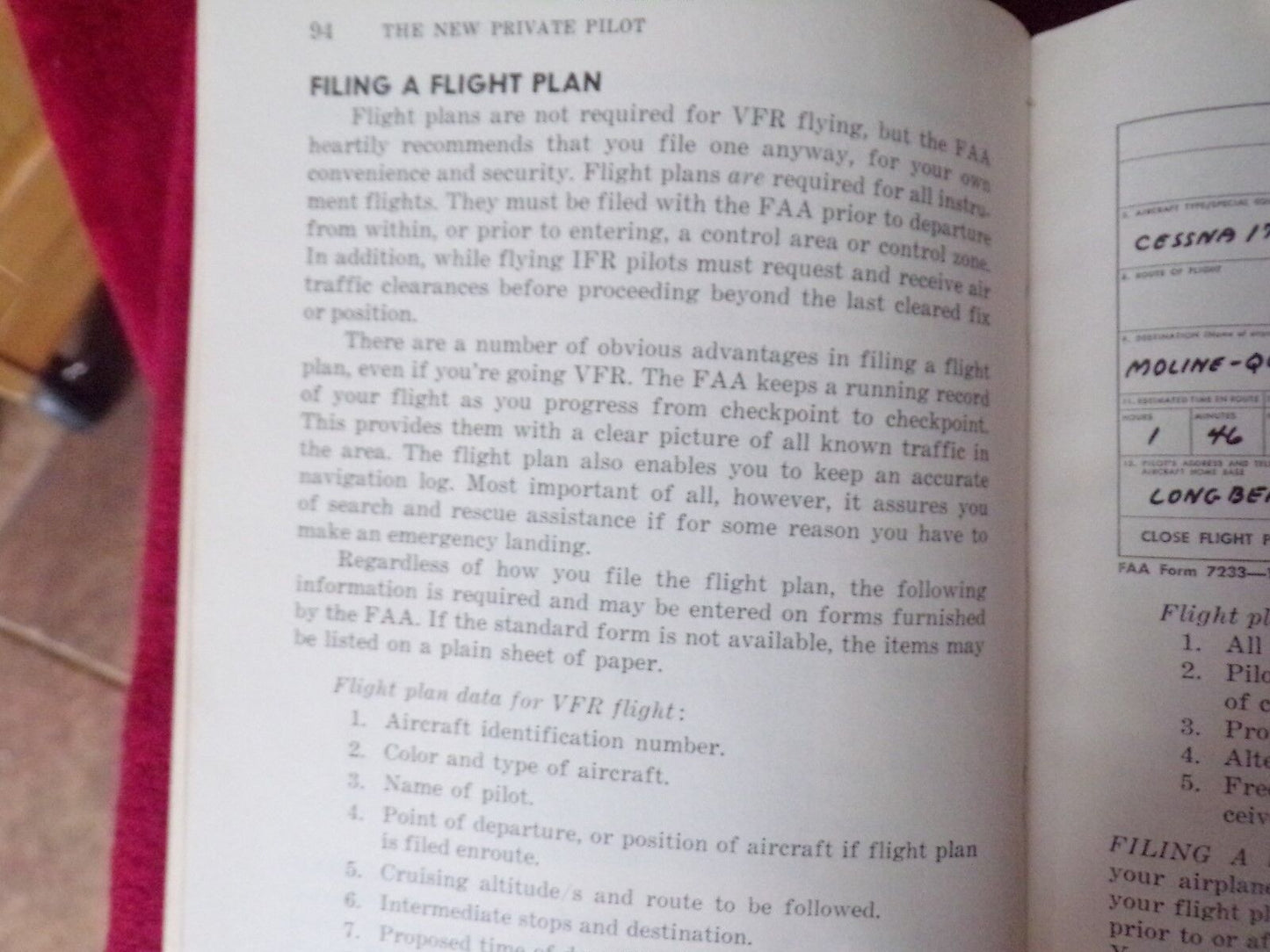 Vintage (1967) "Your Guide to the FAA Rating: The New Private Pilot Book"