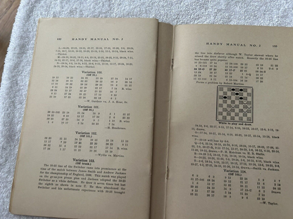 SWITCHER--CHECKERS HANDY MANUAL NO 2 BY P.H. KETCHUM PART 3 1927