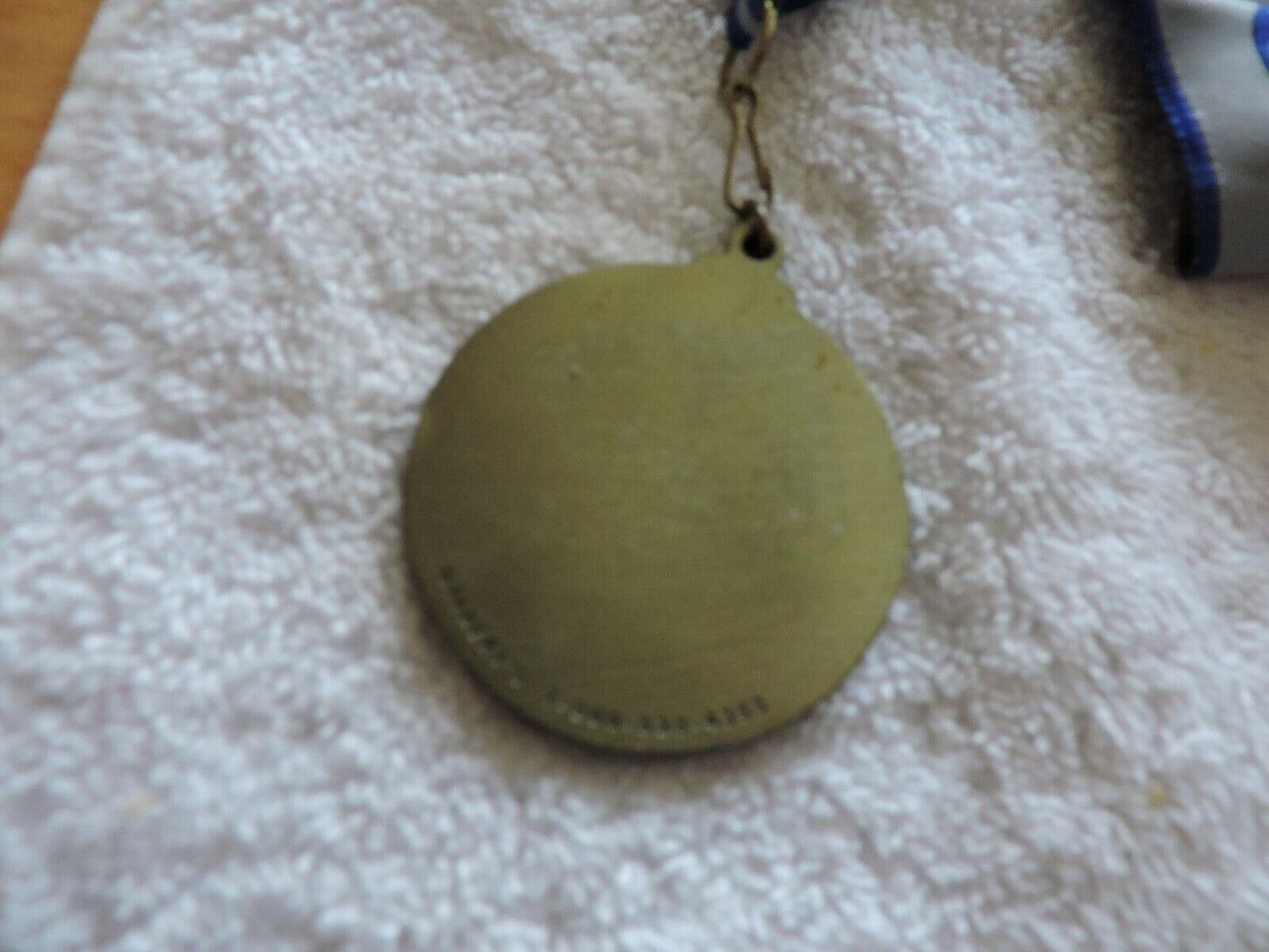 GOVERNOR'S CUP SOCCER MEDAL, TOPEKA, KS--2 INCH ROUND