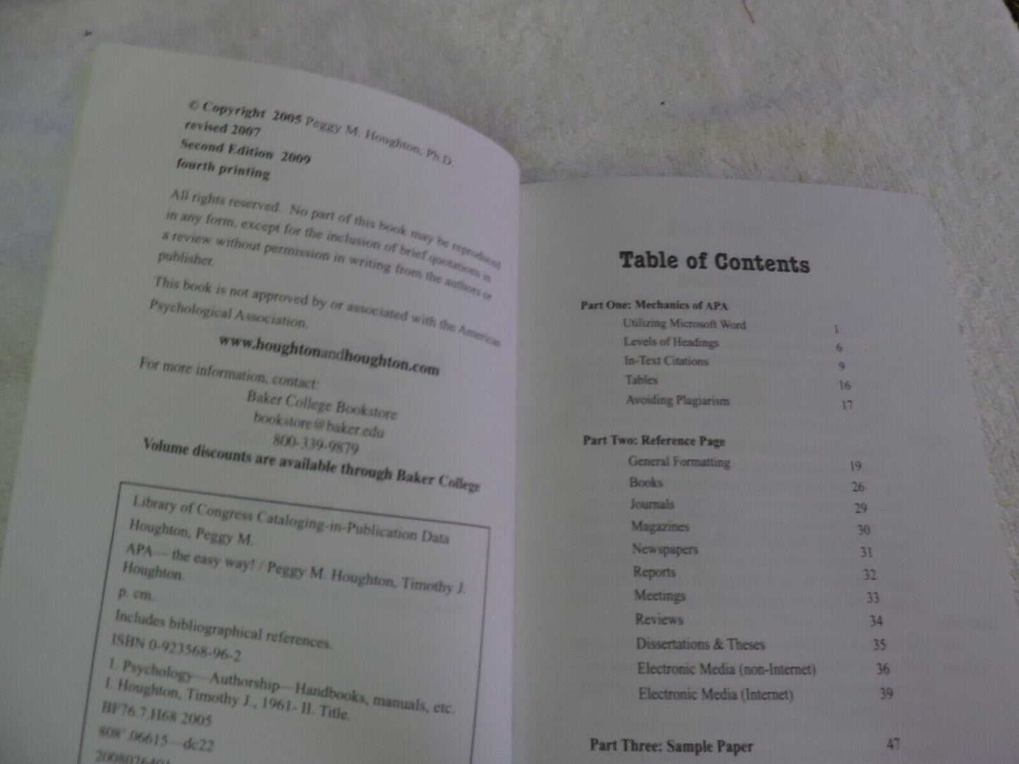 APA  THE EASY WAY SECOND EDITION GUIDE TO APA WRITING STYLE  2005