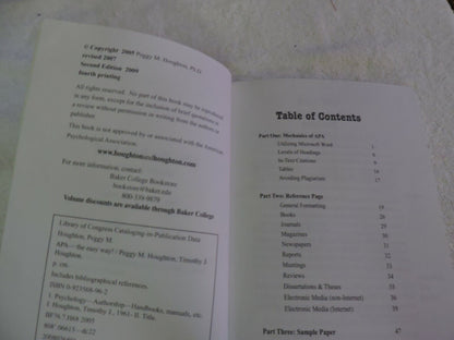 APA  THE EASY WAY SECOND EDITION GUIDE TO APA WRITING STYLE  2005