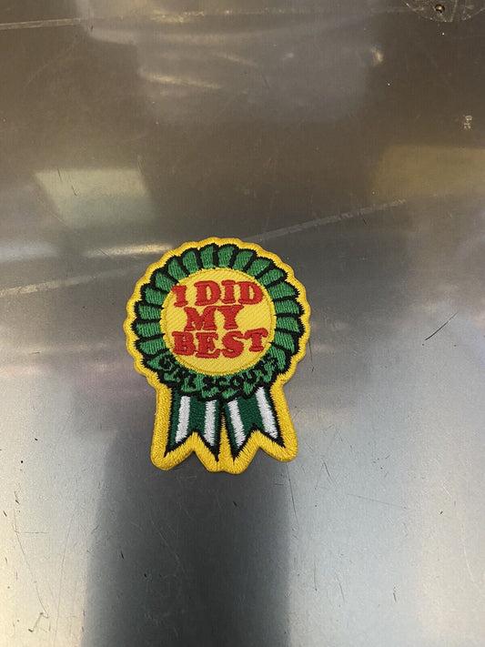 Official Girl Scouts: "I did my best" Patch