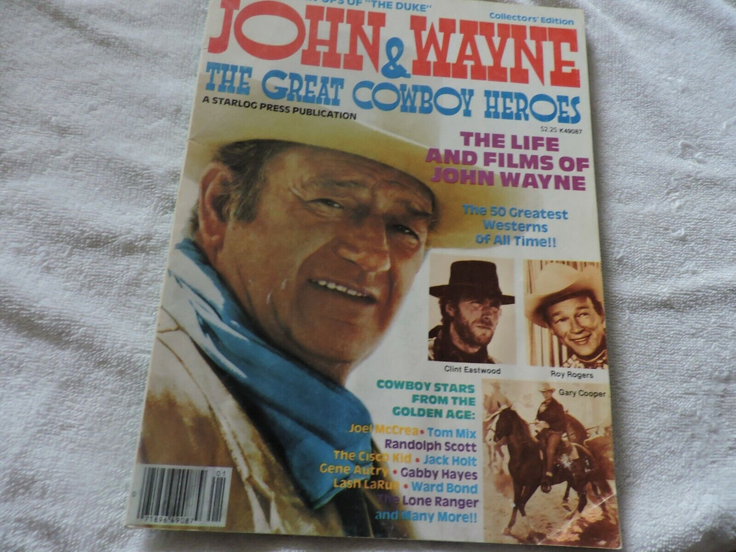JOHN WAYNE & THE GREAT COWBOY HEROES MAGAZINE  1979