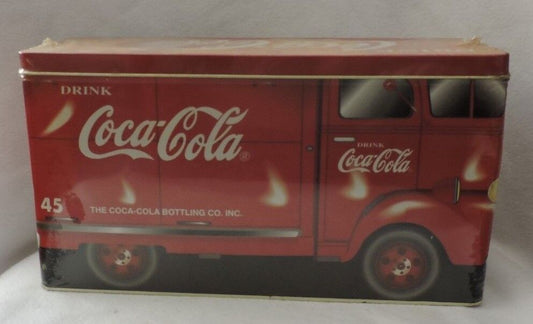 Vintage Coke Branded "Route Truck" Tin in Original Wrap.....New/Unopened