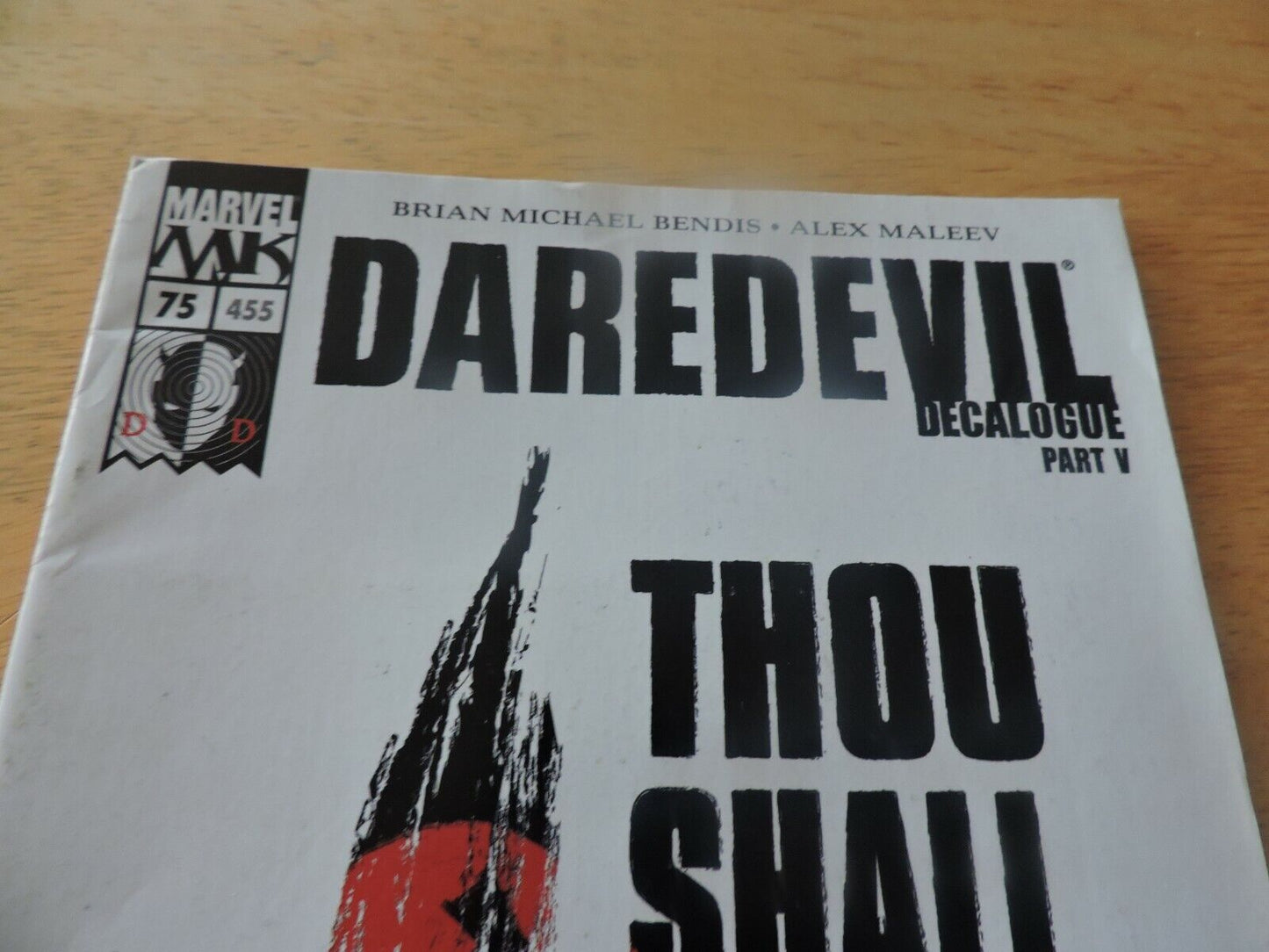 MARVEL KNIGHTS: DAREDEVIL DECALOGUE PART V: THOU SHALL NOT KILL SEPTEMBER 2005