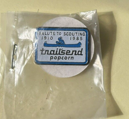 Official BSA: Trailsend Popcorn Lapel Pin (1910-1985)