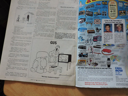 BOYS' LIFE MAGAZINE:  FEBRUARY 1989 BE PREPARED FOR A ROCKY MOUNTAIN WINTER