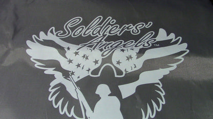 Soldiers Angels Backpack Grey Background/Vinyl/Black Strings