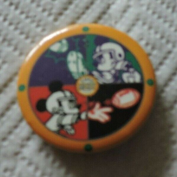 FOOTBALL MICKEY  1.75 INCH PIN
