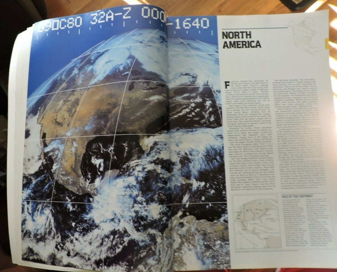 ATLAS OF NORTH AMERICA SPACE AGE PORTRAIT OF A CONTINENT--NATIONAL GEOGTAPHIC0