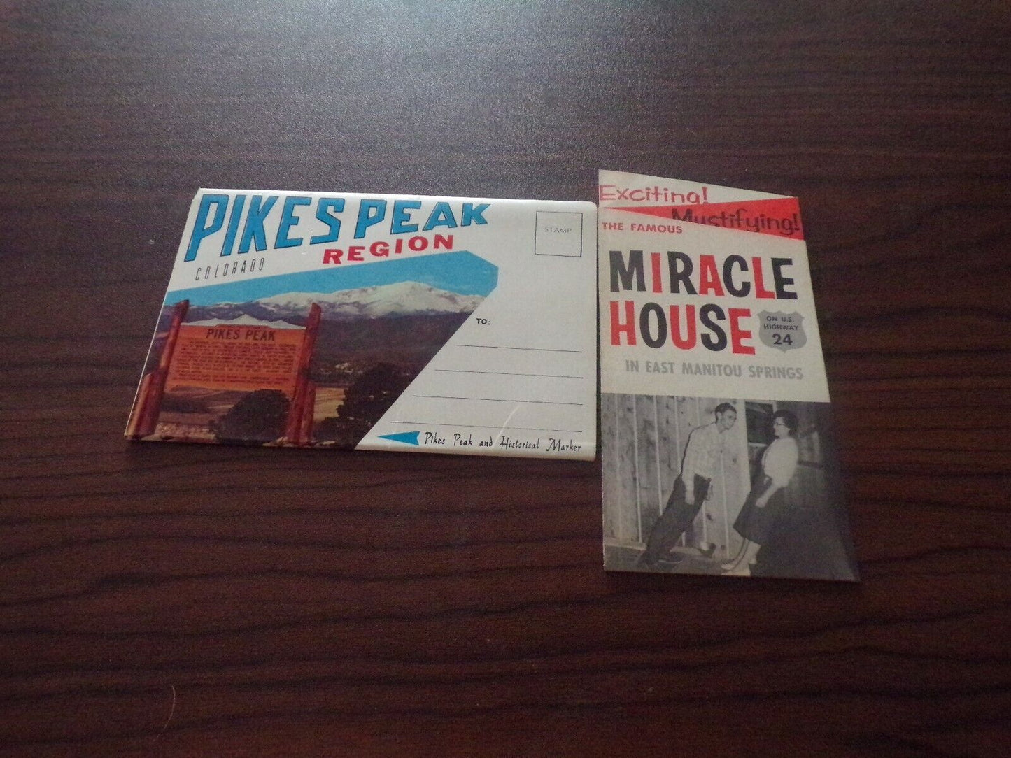 Assorted Colorado Maps/Pamphlets/Post Cards Circa 1950's-60's