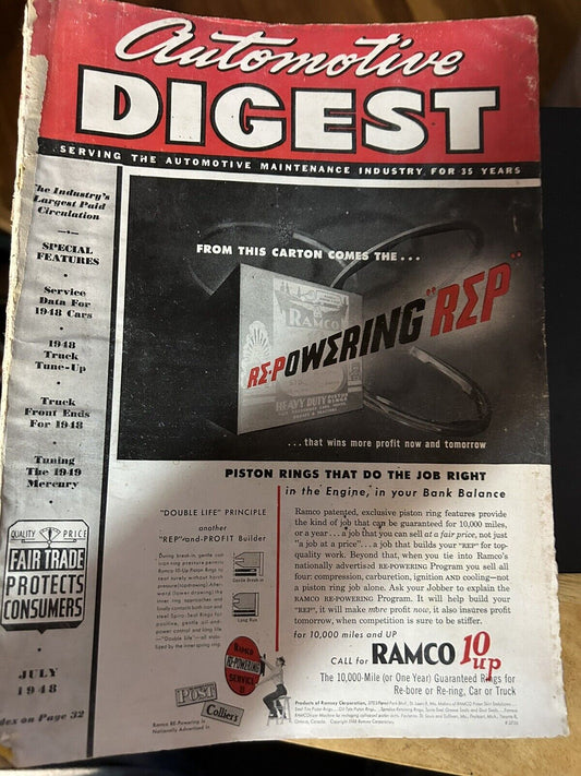 AUTOMOTIVE DIGEST MAGAZINE, JULY 1948