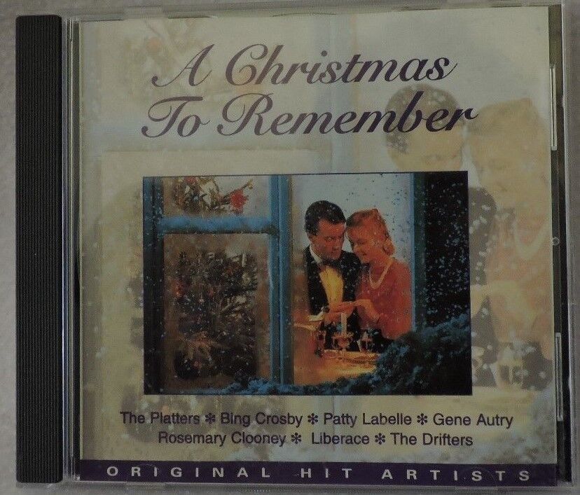 A Christmas To Remember Original Artists Music CD-The Platters/Bing Crosby, ETC.