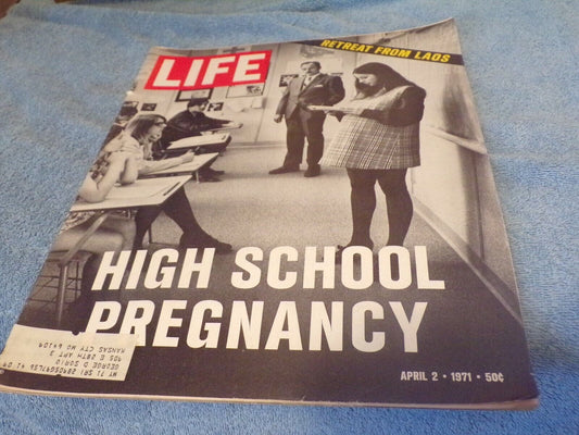 Life Magazine: April 2, 1971 Edition Featuring High School Pregnancy