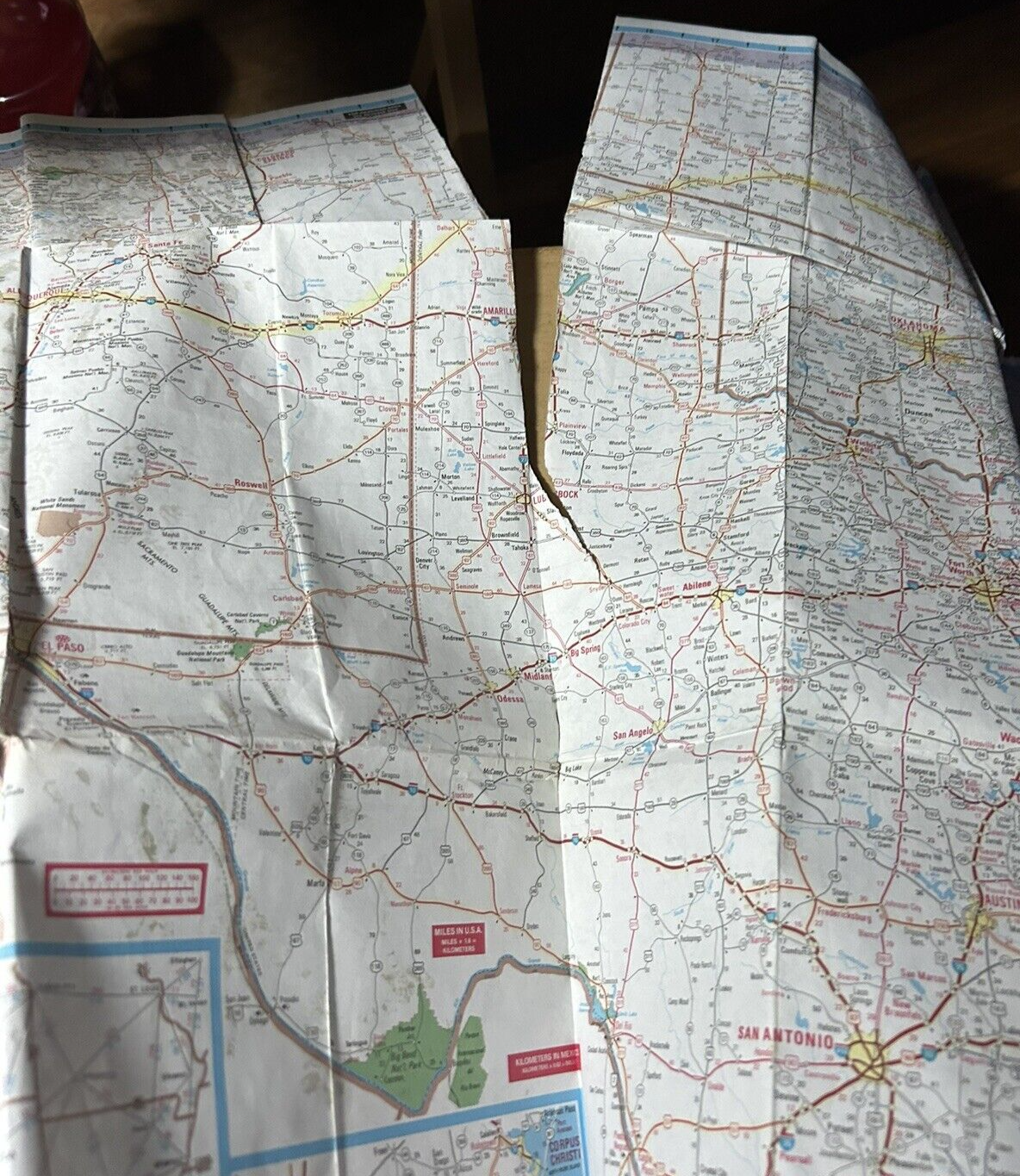 AAA MAP CENTRAL STATES/PROVINCES 1998
