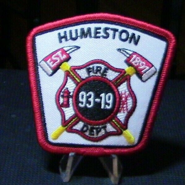 Humeston Fire Department Badge Patch