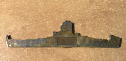 WWII U S Navy Ship, Massachusetts BB59 (Marked Ho Ho NYC on back)