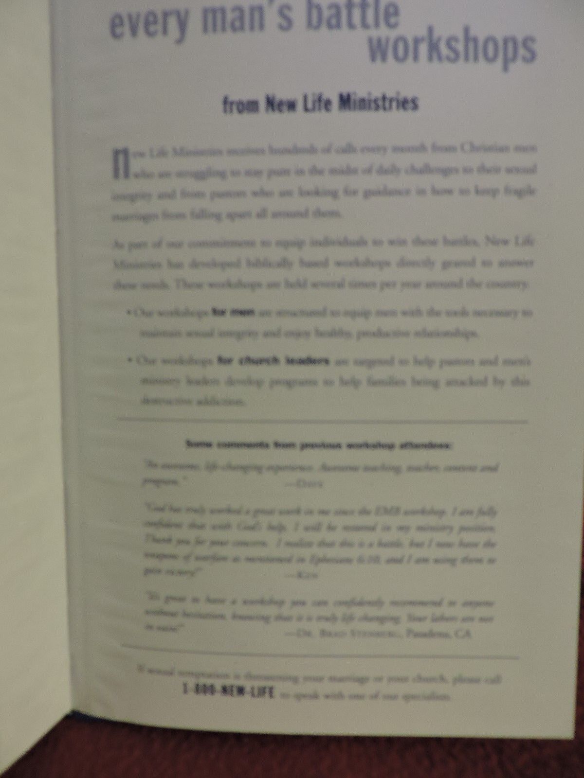 Every Man's Battle Guide: Weapons for the War Against Sexual Temptation 2003