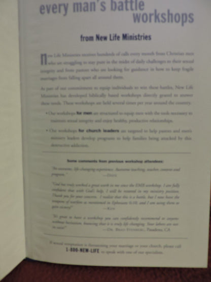 Every Man's Battle Guide: Weapons for the War Against Sexual Temptation 2003