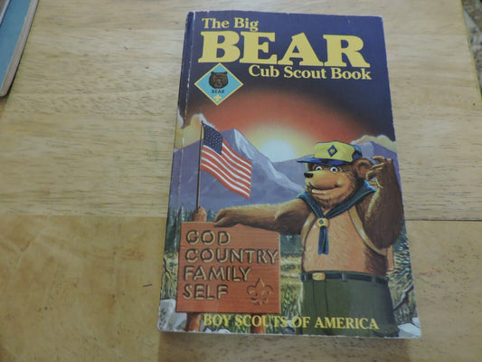 The Big Bear Cub Scout Book 1984 Boy Scouts of America Vintage BSA