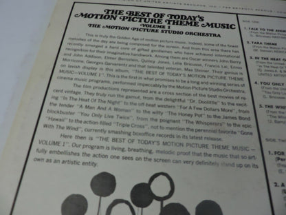 VOLUME 1 THE BEST OF TODAY'S MOTIONPICTURE THEME MUSIC RECORD