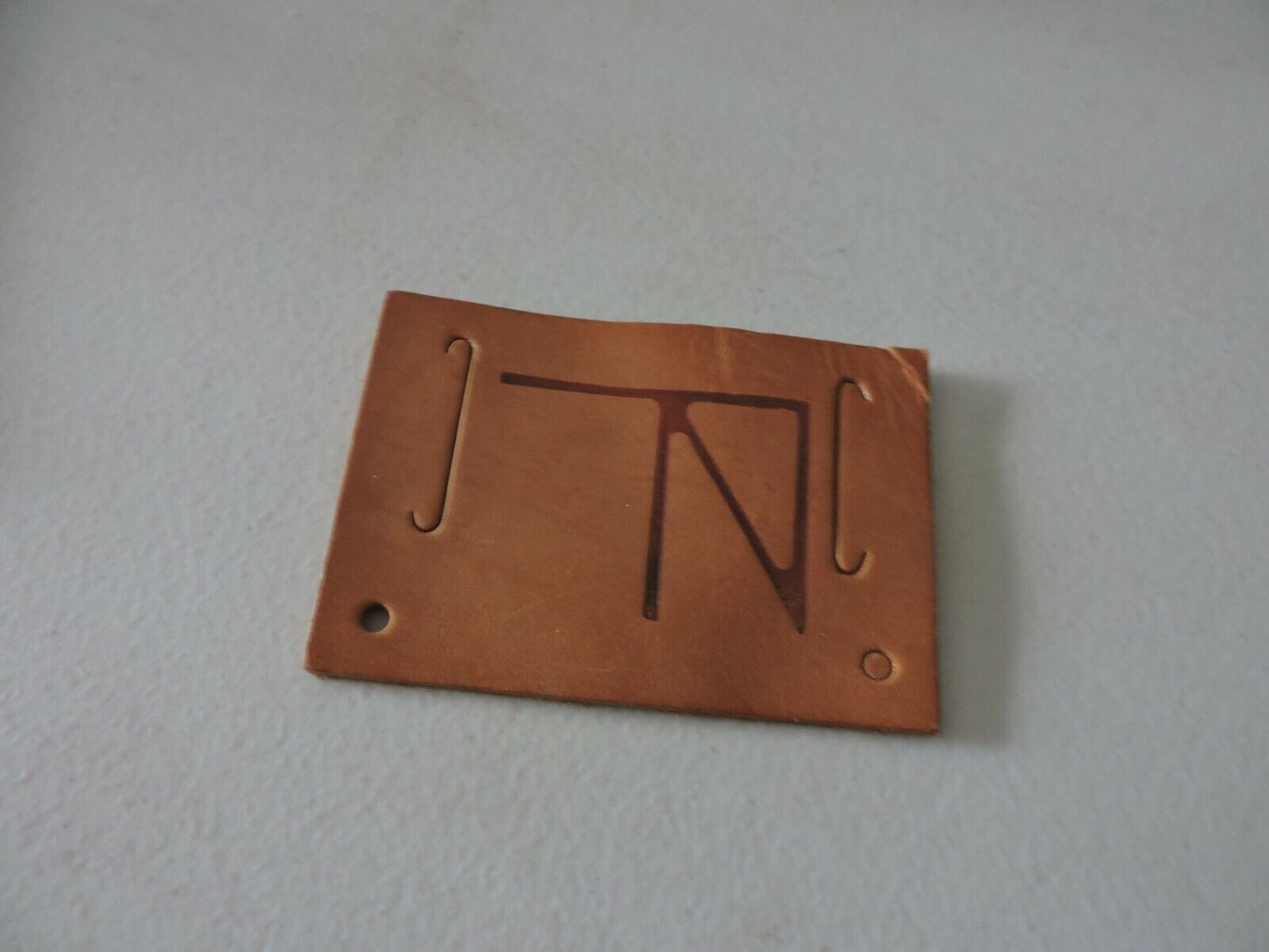 Camp Naish Leather Handmade Belt Cover  3.75 X 2.5 Inches