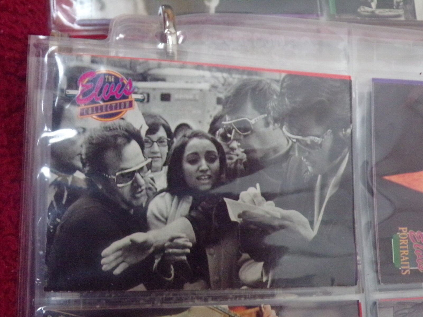 Lot of Elvis Trading Cards, Address Book, BD Card & Imperial Palace Flyer